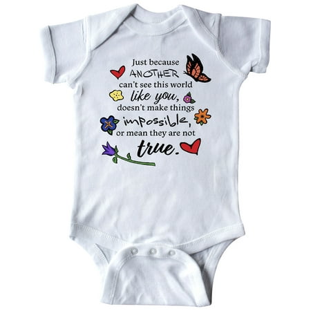 

Inktastic Just Because... Quote from Cordelia Gift Baby Boy or Baby Girl Bodysuit