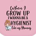 thumbnail image 4 of Inktastic Future Dental Hygienist Like Mommy Girls Baby Bib, 4 of 4
