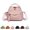 Pink, variant on Women's Solid Color Shoulder Bag Crossbody Bags Soft Top Handle Handbag (Green One Size)