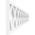 thumbnail image 3 of Ekena Millwork 46 3/8"W x 4"H x 3/8"T Wolford Fretwork Moulding, Architectural Grade PVC, 3 of 13