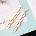 thumbnail image 5 of AOOOWER Natural Cowrie for Shell Pendant Drop Earrings Beach Jewelry Decor Dangle Earrin, 5 of 14