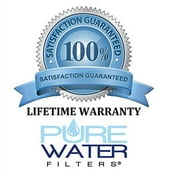 Inline Water Filter Replacement for Under Sink Filter Kits - 3/8 inch