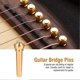thumbnail image 1 of 6Pcs/Set Durable Brass Guitar Bridge Pins Guitars Replacement Parts Repair Accessories, 1 of 5