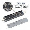 thumbnail image 7 of FVH Combo Type-C USB3.0 to NVME M-key M.2 NGFF SATA SSD PCBA Case 2280/2242/2230mm Adapter RTL9210B Chipset, 7 of 7