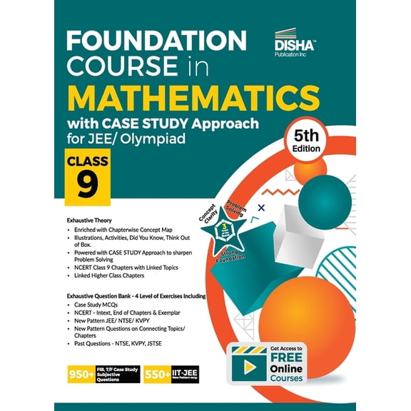 Foundation Course in Mathematics with Case Study Approach for JEE/ Olympiad Class 9 - 5th Edition, (Paperback)