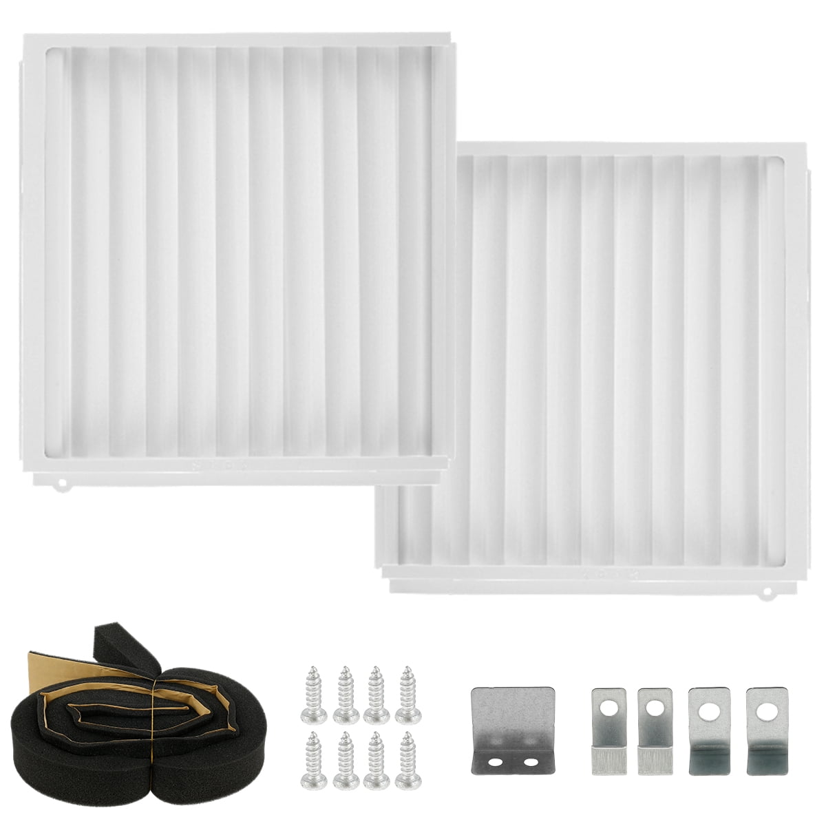 Window Air Conditioner Side Panels and Frame Set Air Conditioner Filler Kit Adjustable