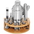 thumbnail image 1 of Cocktail Bar Set Kit con Herramientas y Accesorios | 12 Piezas Utensilios de Bar de Acero Inoxidable Conjuntos para Coctelera de Cóctel para Bar, Hogar Mezclar Bebidas, 1 of 4