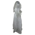 thumbnail image 5 of Northlight Lighted and Animated Ghost Bride Halloween Decoration - 6' - Multicolor Lights, 5 of 6