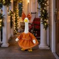 thumbnail image 4 of Lzobxe Halloween Porch Goose Clothes, Fall Garden Goose Costume for Cement or Plastic Geese, Thanksgiving Outdoor Patio Yard Lawn Decoration, 4 of 9