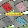 thumbnail image 3 of Multi-Pocket Car Glasses Storage Sun Visor Organizer Storage Pocket Auto Sunglasses Holder Cards Organizer Interior Stowing Tidy, 3 of 6