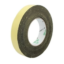 25mm Width 1mm Thickness Single Side Sponge Foam Tape Black 10 Meter Length