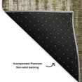 thumbnail image 3 of Addison Rugs Mayfield Washable Transitional Stripes Brown Rectangle Rug, 10' x 14', 3 of 6