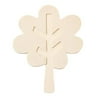 Plaid Unpainted Wood Layered Tree, 1 Each