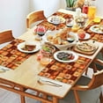 thumbnail image 2 of Rustic Party Placemats Set of 4, Durable Linen Table Mats with Pumpkin and Turkey Pattern, Machine Washable Heat Resistant Fall Dining Table Mats for Family Celebration, 2 of 6
