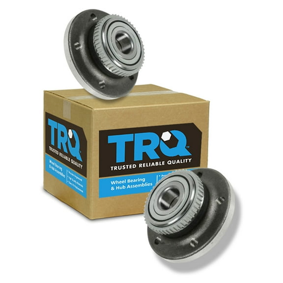 TRQ Rear Wheel Bearing Hub Assembly Pair Set Of 2 For Volvo 850 V70 C70 S70 BHA53717