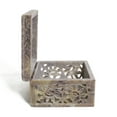 thumbnail image 4 of Hashcart Marble Jewelry Box Small Decorative Box Tarot Box Stash Box Trinket Box |Size- 4" x 4" x 2"| Handcarved Soapstone Box Great Gift for Women, 4 of 7