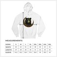 thumbnail image 7 of Celtic Moon Bear Sweatshirt Mystical Forest Animal Wildlife Nature Spiritual Celestial Lunar Viking Valhala Hoodie, 7 of 7