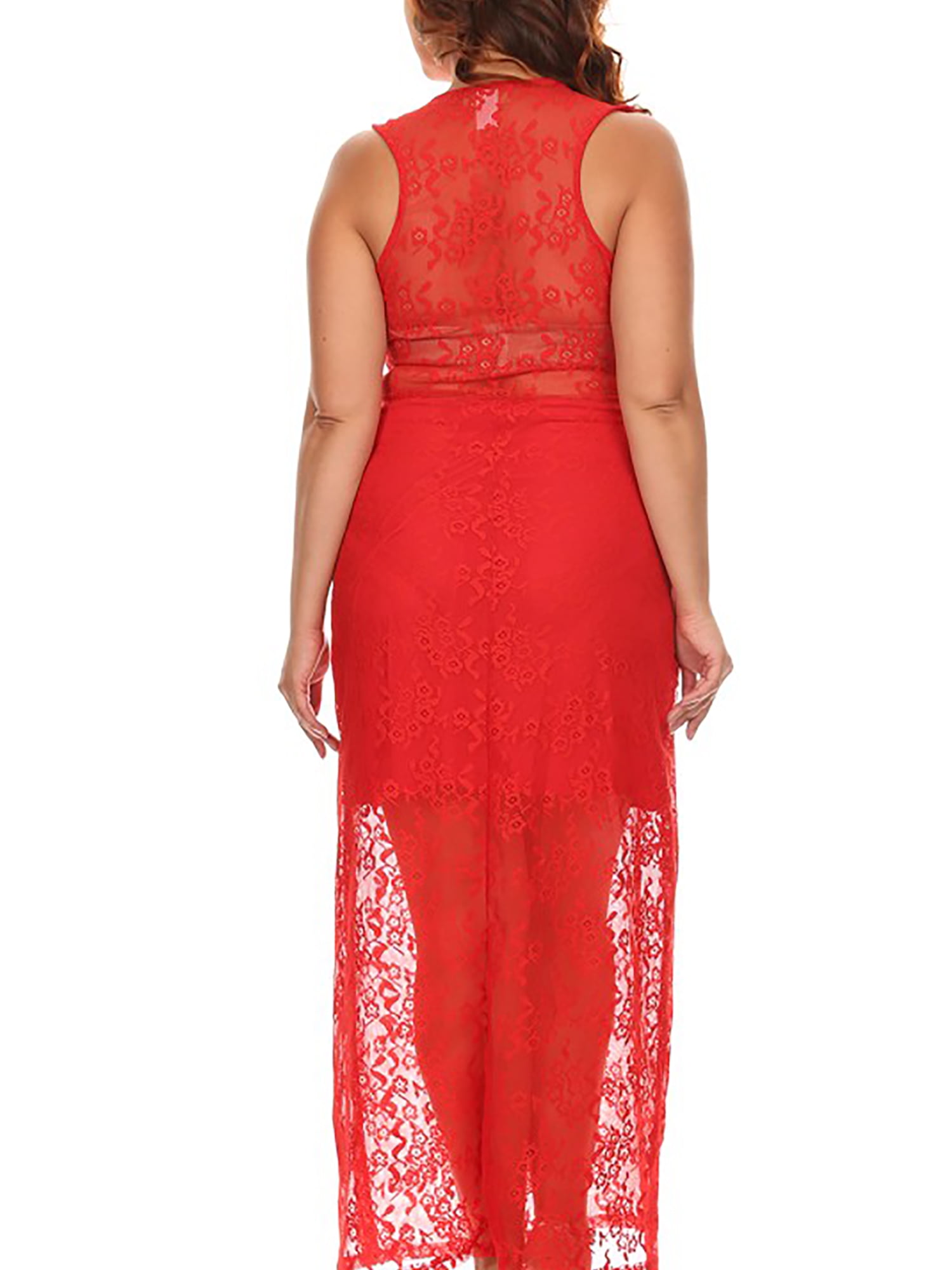 Ella Samani Women's Plus Size Lace Maxi Dress