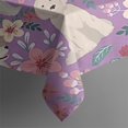 thumbnail image 4 of Goldendoodle Dog and Flower Floral Rectangle Tablecloth 60"x102",Waterproof Polyester Rectangle Table Cloth, Wipeable Spillproof Polyester Tablecloth for Dining, Camping, Indoor and Outdoor, 4 of 6