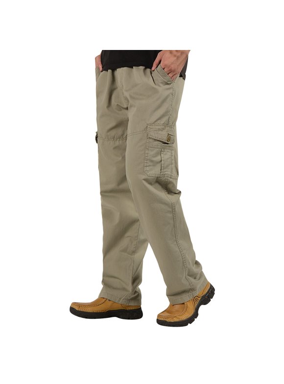 Mens Elastic Waist Pants Big And Tall