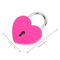 thumbnail image 1 of Dioche Heart Lock, Lock Comfortable For Diary For Jewelry Box For Small Luggage, 1 of 7