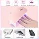 thumbnail image 3 of Mano de práctica de uñas para uñas acrílicas, kits de entrenamiento de práctica de manos de uñas flexibles, mano de goma para uñas postizas para practicar uñas postizas con taladro de uñas, lámpara se, 3 of 5