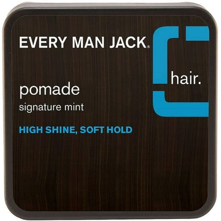 Every Man Jack High Shine Pomade, Soft Hold 2.65 (Best Hair Pomade Uk)
