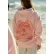 thumbnail image 1 of Sudadera con capucha para mujer, talla europea, mangas con hombros caídos, roscada, marca Chasing Sunsets, XS-5X, nueva versión 2024, 1 of 5