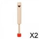 thumbnail image 1 of Tobogán de Madera Silbato Juguete Creatividad Diversión para Niños de 3 a 10 Años Mango Rojo 2 Piezas Hugo, 1 of 10