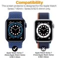 thumbnail image 2 of Paquete de 8 protectores de pantalla para Apple Watch Series 7 /45Mm, Series 6, Series 5, Series 4, Se 44Mm - Cobertura máxima Película transparente de Tpu flexible antiarañazos y sin burbujas Adepaton WMCH-487, 2 of 5