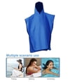 thumbnail image 4 of Kids Hooded Poncho Towel,Soft Beach Towel Swimming Pool Changing Robe Bathrobe Bath Towel for Kids, 4 of 7