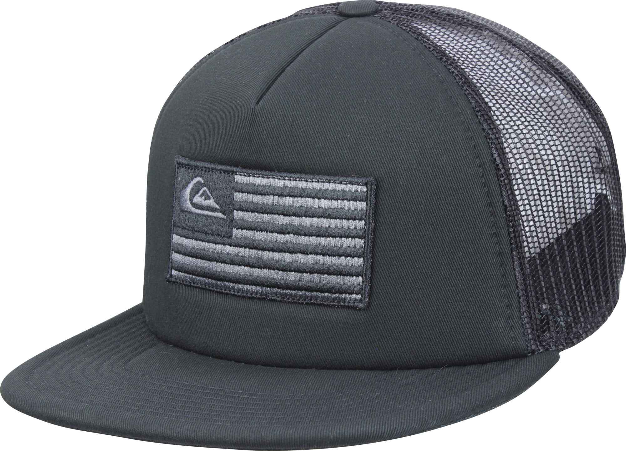 New Quiksilver Men/'s Tonal Pride USA Flag Snapback Cap Hat