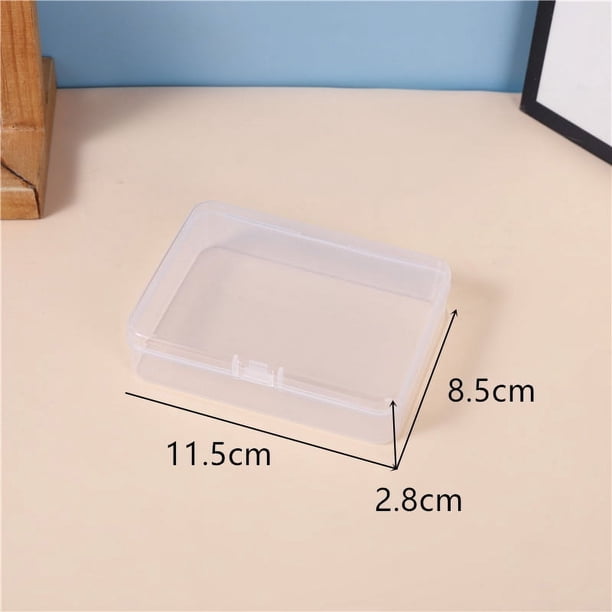 Caja de plástico transparente cuadrada Caja de almacenamiento de piezas rectangular cuadrada Caja de joyería Equipo de pesca Embalaje de flores de jabón Caja cuadrada