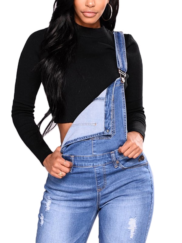 cheap denim overalls women's