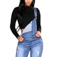 thumbnail image 1 of JDinms Women's Juniors Denim Overalls, 1 of 3