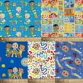 thumbnail image 3 of CoComelon 18" x 21" 100% Cotton CoComelon, Blue, for Quilting & Sewing, 5 Pieces, 3 of 6