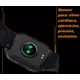 thumbnail image 5 of Smartwatch P73 Reloj Inteligente Estilo Militar Uso Rudo Y Deportivo Impermeable Bluetooth Bisel De Metal Llamadas Notificaciones Deportes Detección De Salud Física Isdewatch Negro, 5 of 8