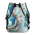 thumbnail image 4 of Fotbe Let's go Travel Pattern Casual Backpack for School, Travel, and Outdoor Activities - Durable, Lightweight, and Comfortable, 4 of 5