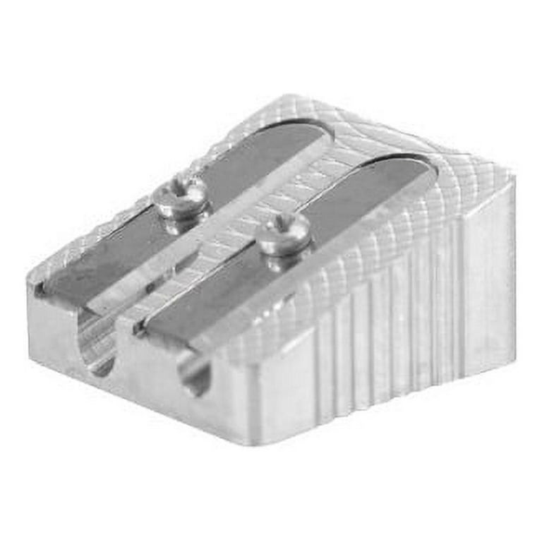 Baumgartens Two-hole Metal Pencil sharpener - Handheld - 2 Hole(s) - 0.6 Baumgartens Two-hole Metal Pencil sharpener - Handheld - 2 Hole(s) - 0.6