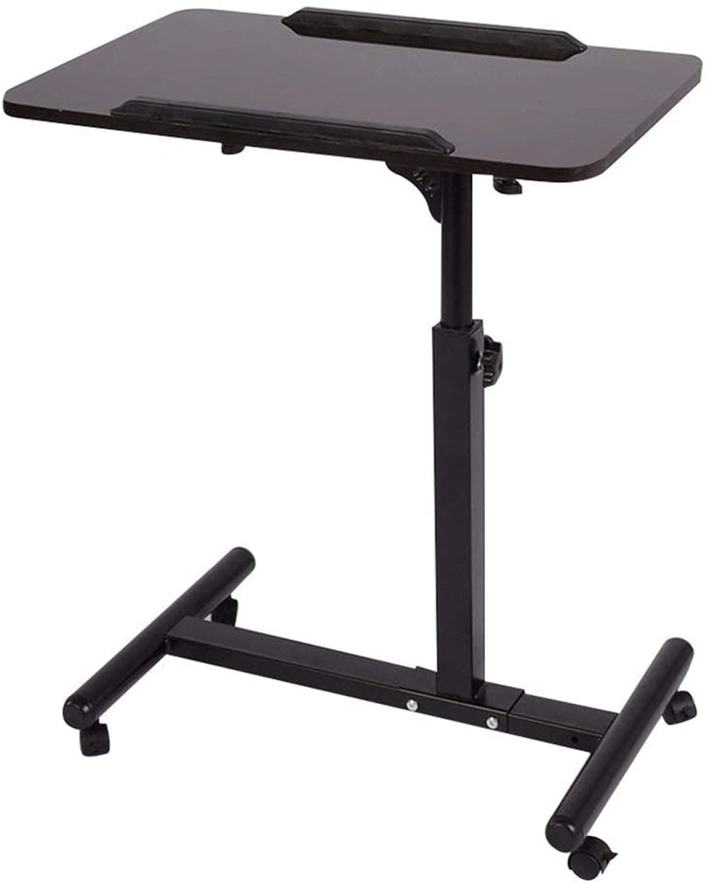 Buy Rolling Laptop Desk, Mobile Laptop Stand with Tilting Tabletop