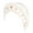 White, variant on Women Turban Cap Beaded Headscarf Beanie Twisted Braid Wrap Hat Headwear