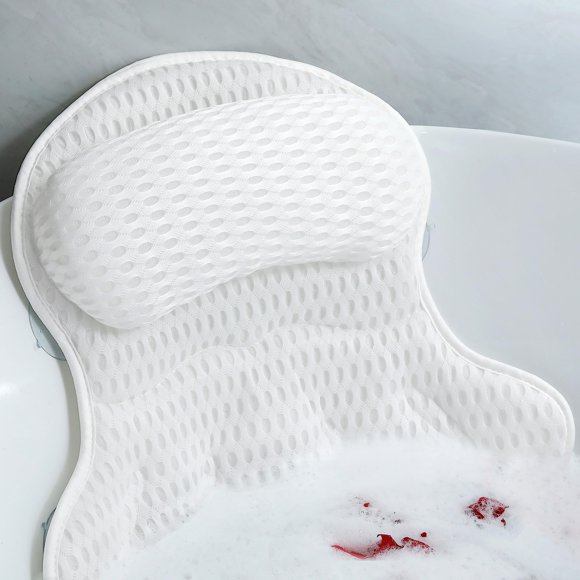 Almohada de baño Aleponna Luxury para bañera con malla de aire 4D