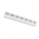thumbnail image 3 of 7 Compartments Weekly Medicine Box 7 Day Medicine Case Travel Portable Weekly Tablet Organizer Visible Daily Vitamin Case White, 3 of 5