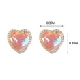 thumbnail image 3 of DPTALR Love Earrings Match Earrings Temperament Match Earrings Suitable For Sports, 3 of 7