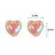 thumbnail image 4 of Xihbxyly Pendientes de Corazón Rosa, Elegante Diseño de Cobre, Cómodos y Ligeros, Galvanoplastia de Larga Duración, Ideales para Uso Diario, San Valentín o Cumpleaños, Regalo para Mujer. Incluye Dos, 4 of 7