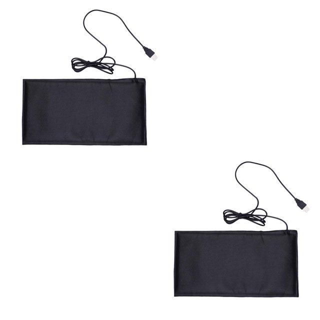 Riwesomey Almohadilla de calefacción para mascotas Cojín de calor eléctrico Estera de calentamiento con buena artesanía Accesorio de animales para 10X20cm 2piezas Riwesomey CBP213163