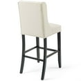 thumbnail image 4 of Modway Baronet Bar Stool Upholstered Fabric Set of 2 in Beige, 4 of 7