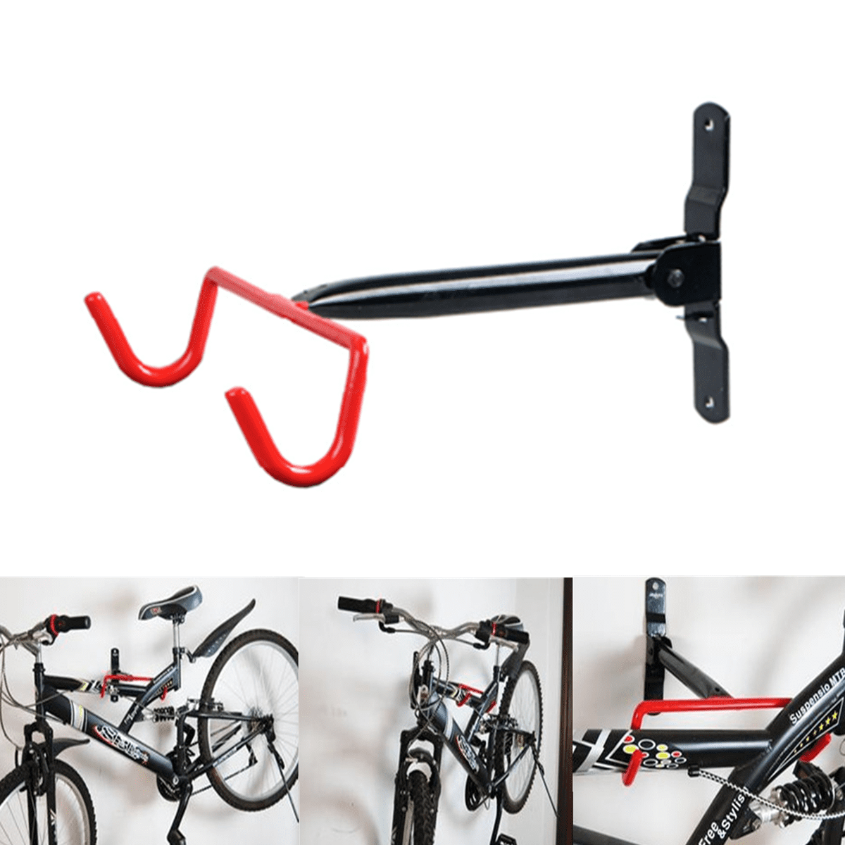 Convenient Bicycle Cycling Rack Display Frame Wall Mounted