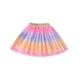 thumbnail image 6 of Shadoumai Girls Ballet Tutu Skirt Flowy Layered Party Dance Skirt Soft Elastic Waist Toddler Summer Casual Outfit For Ages 3 8 Years, 6 of 9