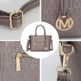 thumbnail image 3 of MKF Collection by Mia K MKF-PU7746CH Sacoche Cairo m Signature, Charbon, 3 of 3
